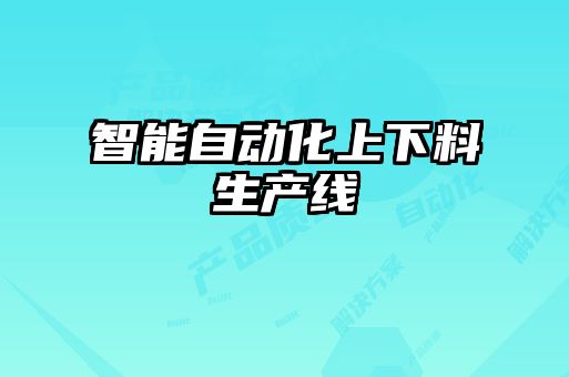 智能自動(dòng)化上下料生產(chǎn)線(xiàn)