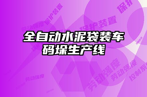 全自動(dòng)水泥袋裝車(chē)碼垛生產(chǎn)線(xiàn)