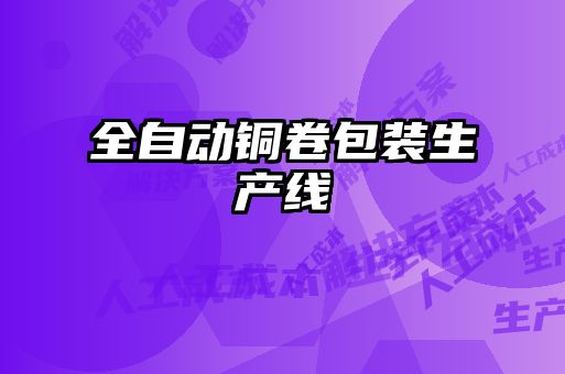 全自動(dòng)銅卷包裝生產(chǎn)線(xiàn)