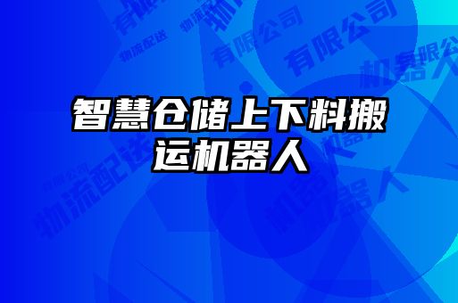 智慧倉儲上下料搬運機(jī)器人